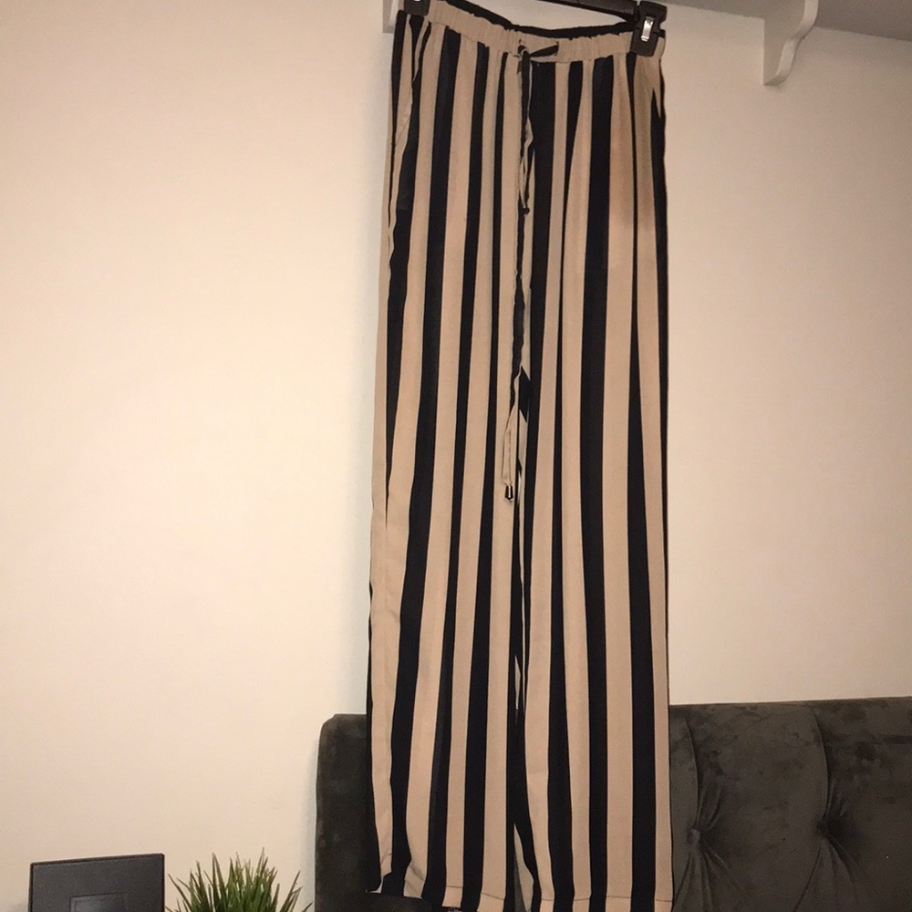 Striped pants super cute with onesie